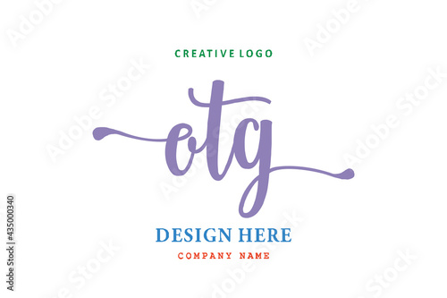 OTG lettering logo is simple, easy to understand and authoritative
