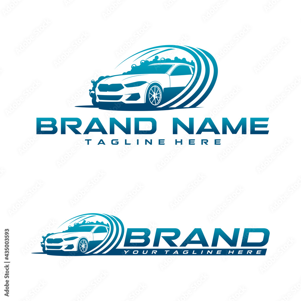 car wash logo template
