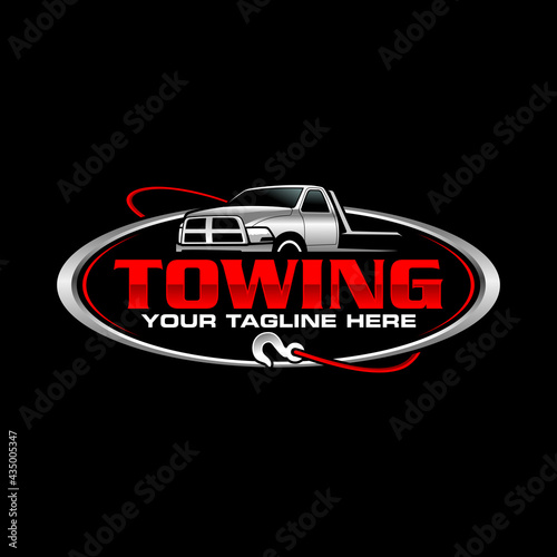 towing logo template