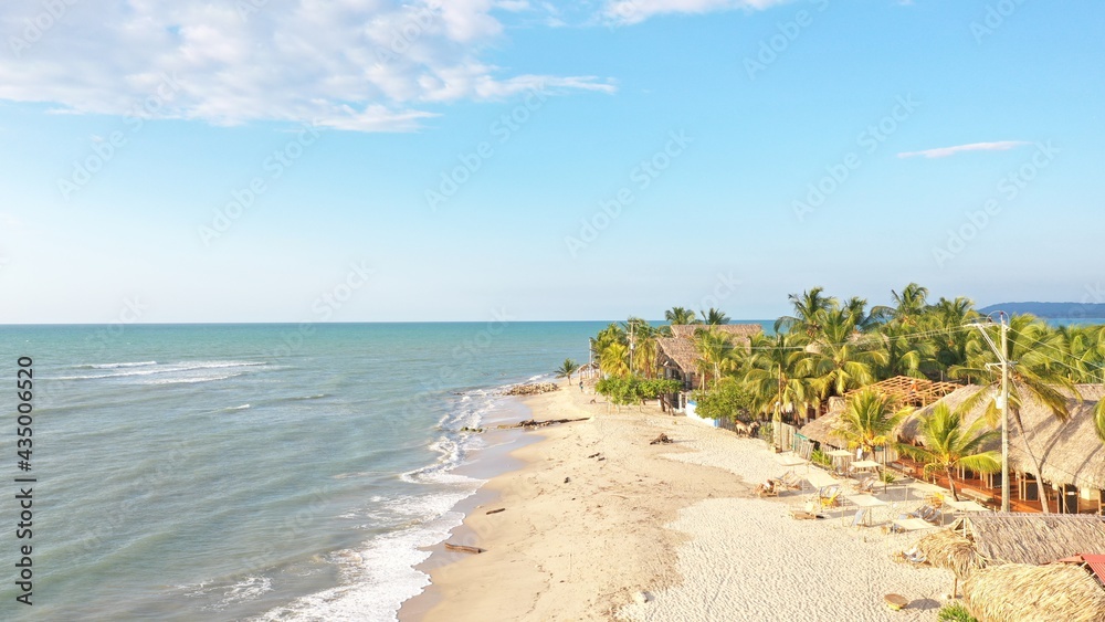 playa en la tarde