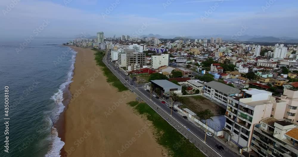 Macaé city, Rio de Janeiro state, Brazil. Macaé beach. Macaé city, Rio de Janeiro state, Brazil. Macaé beach.