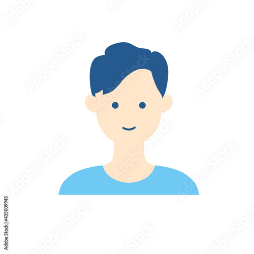男性のイラストアイコン