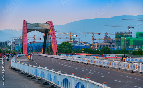 Shuanglong Bridge, Jinhua City, Zhejiang Province, China photo