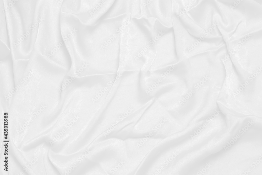 white cloth background soft wrinkled fabric patrem and surface