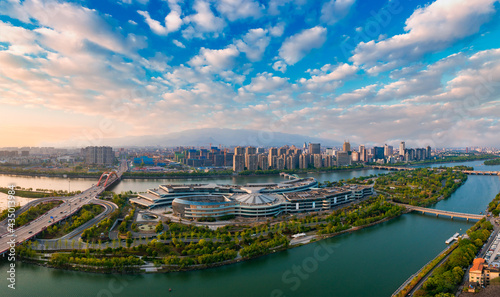 Shuanglong Bridge, Jinhua City, Zhejiang Province, China photo