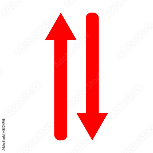 Free Download Red arrow icon vector - GFXLoad