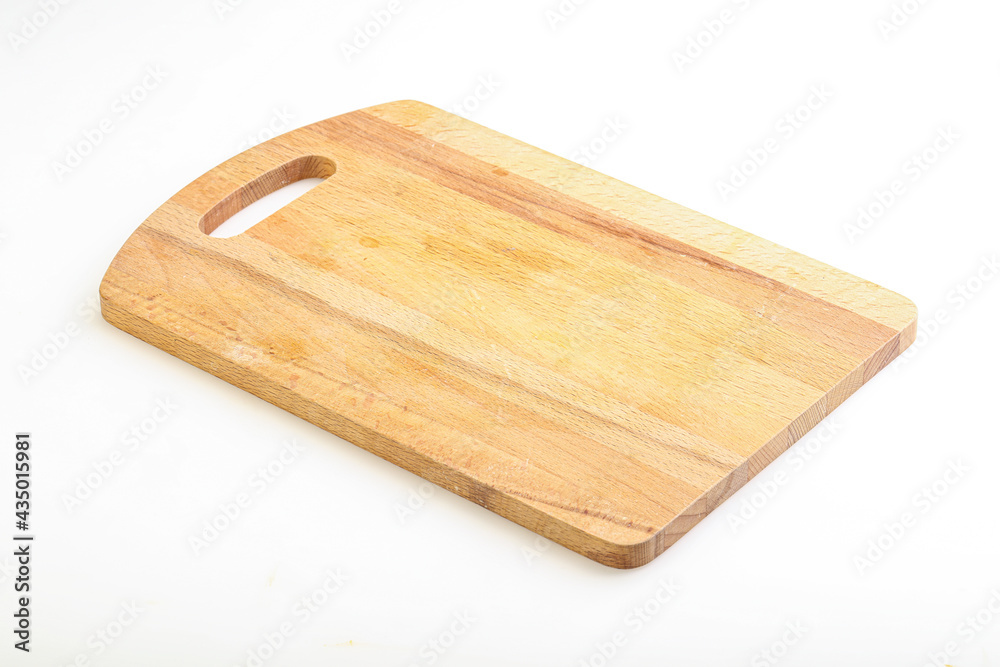 Fototapeta premium Wooden board for kitchen isolated
