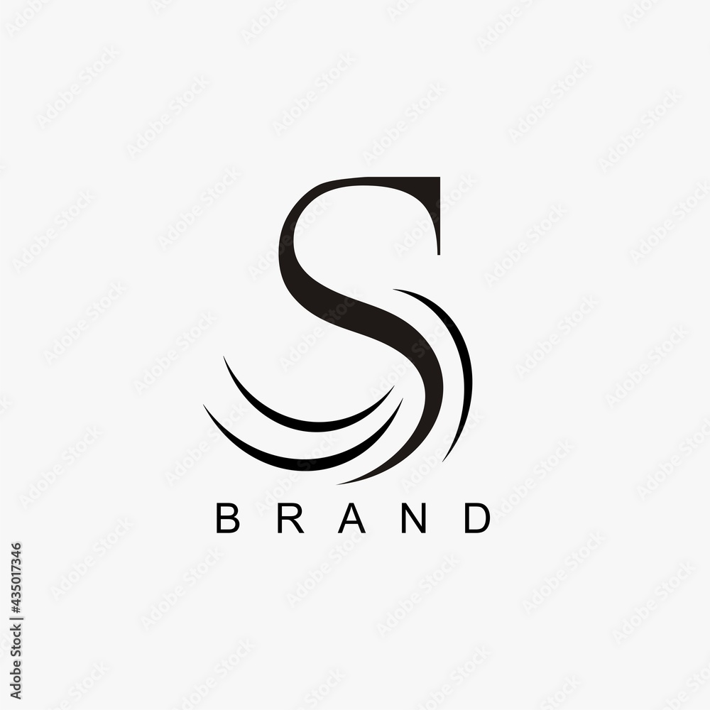 Letter S logo design. S initial logo design concept for brand ...
