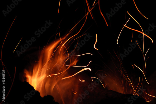 火の粉 sparks