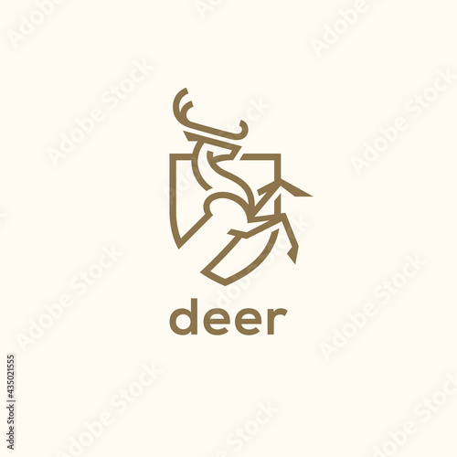 Heraldic deer