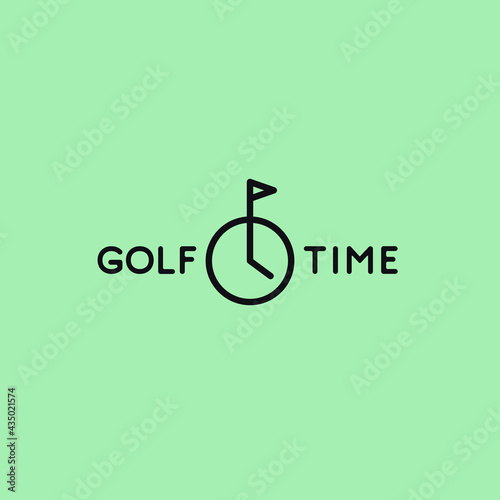 Golf time logo
