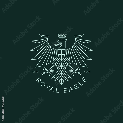 Heraldic eagle