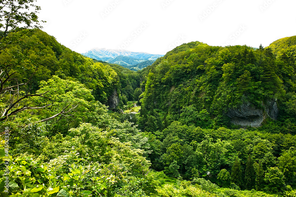 酷道458号線から望む絶景（山形県 寒河江～肘折）
