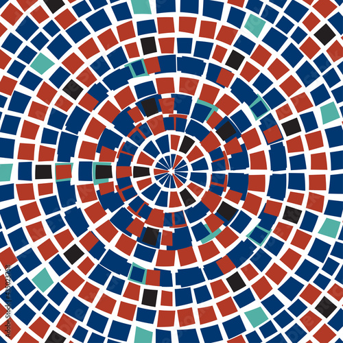 colorful shape geometric design pattern