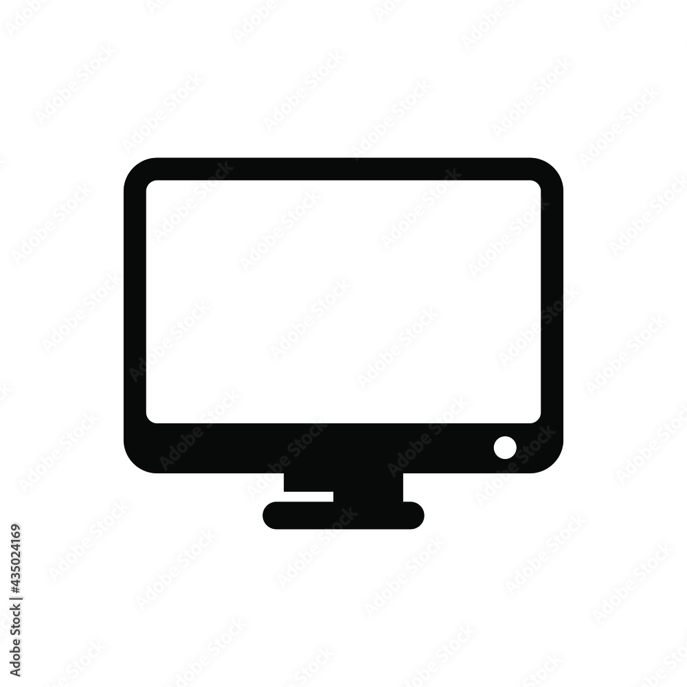 Desktop screen icon vector graphic illustration Desktop screen icon vector graphic illustration