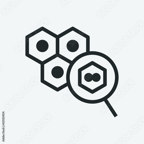 cancer checkup vector icon illustration sign 