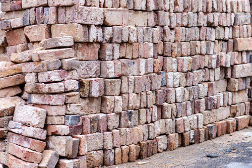 Stapel von Ziegelsteinen