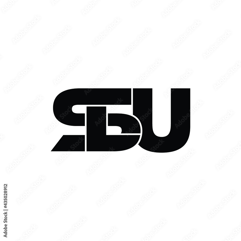 SLU letter monogram logo design vector SLU letter monogram logo design vector