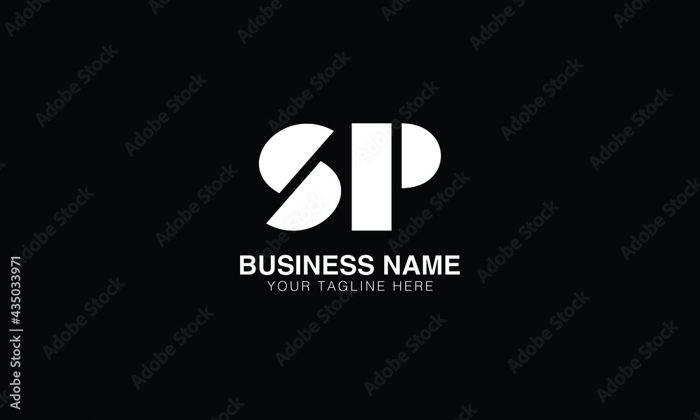 SP S P initial logo | initial based abstract modern minimal creative ...