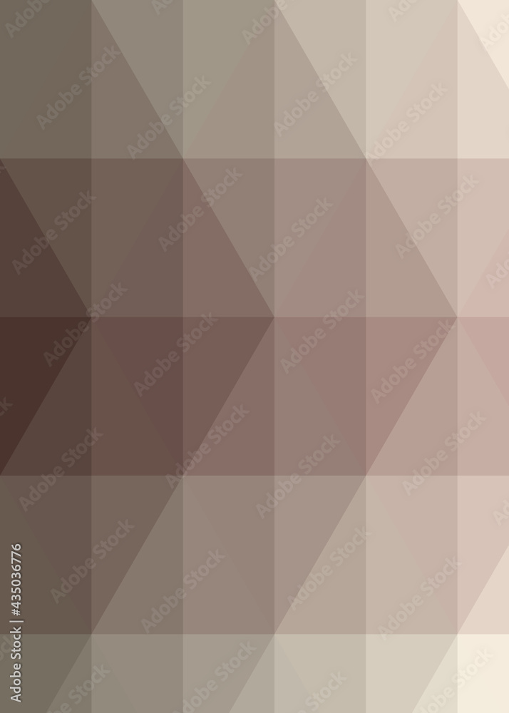 Fototapeta premium Abstract color Low-Polygones Generative Art background illustration