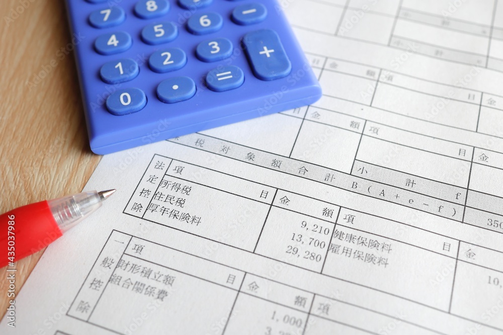 給与明細　法定控除