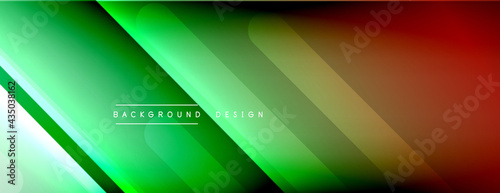 Dynamic lines abstract background. 3D shadow effects and fluid gradients. Modern overlapping forms