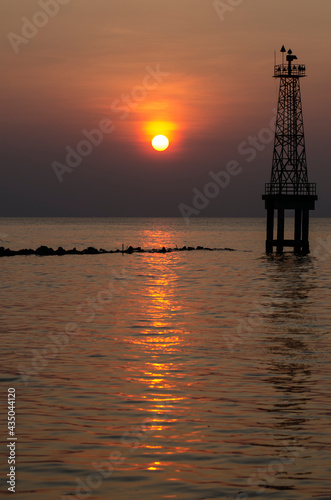 sunset on beach