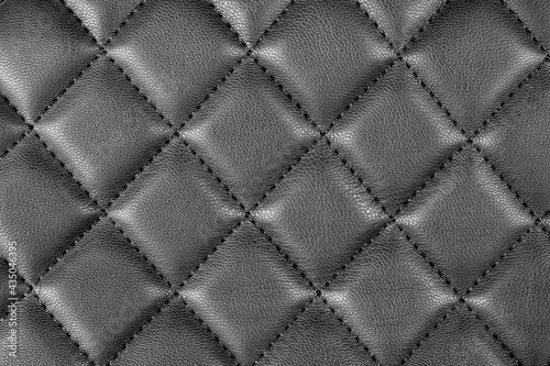 Modern luxury car black leather interior. Part of perforated leather car  seat details. Black perforated leather texture background. Texture,  artificial leather with diagonal stitching. Leather seats Stock Photo |  Adobe Stock