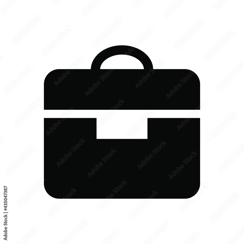 Suitcase icon vector graphic illustration Suitcase icon vector graphic illustration