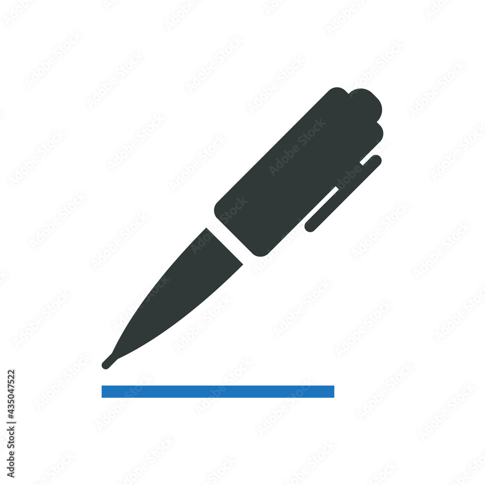 Pen icon vector graphic illustration Pen icon vector graphic illustration