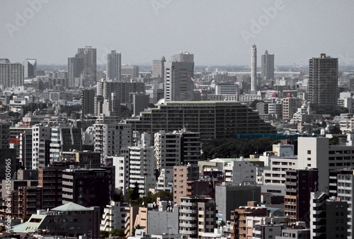 View of residential area in Tokyo © Wako
