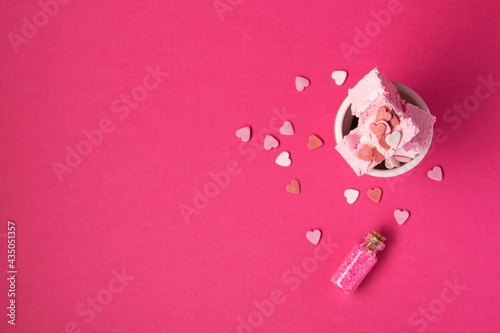 Colored sweet candy heart shape © dimasobko