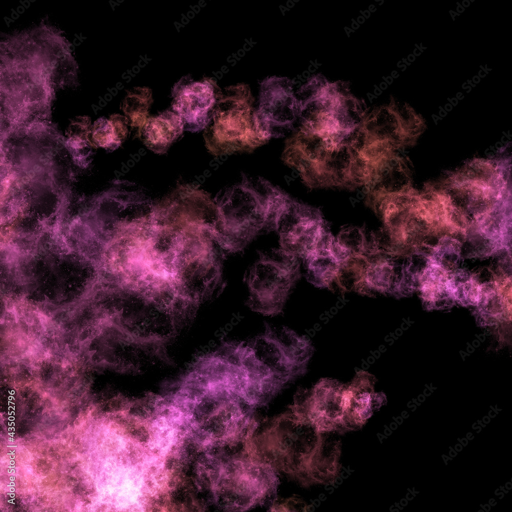 Fototapeta premium Space. Stars. Original digital art. 