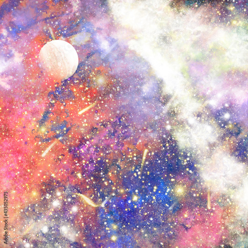 Space. Stars. Original digital art.  © Place of Arts