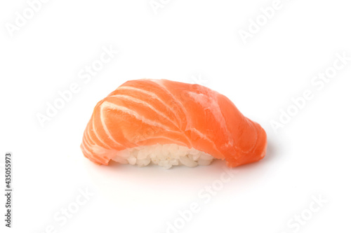 サーモン 寿司 鮭 白背景
