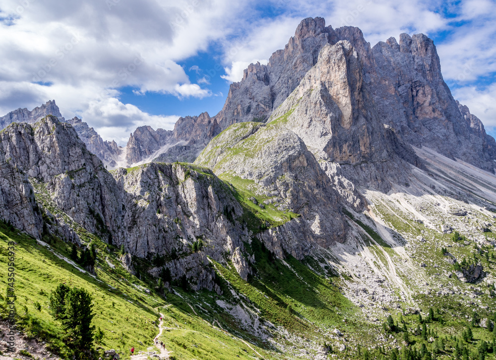 From Val di Funes to Odle d'Eores in Dolomites Italy