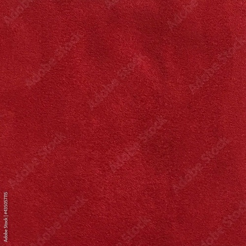 Faux Suede Fabric Texture in Red