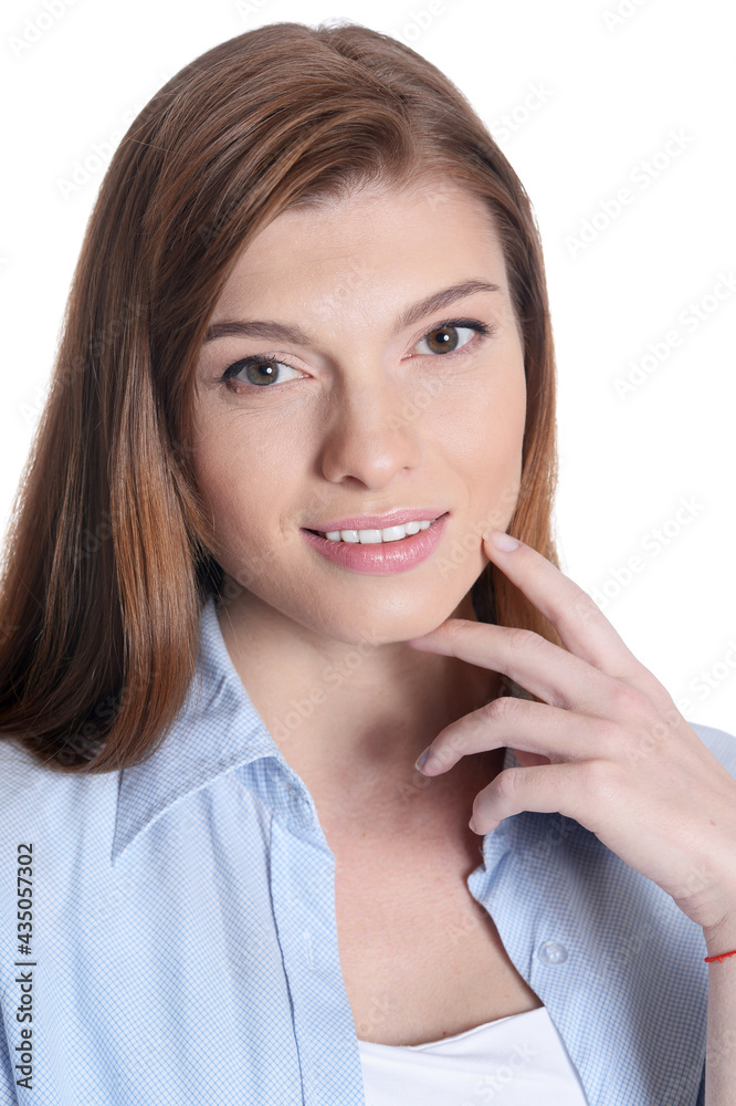 portrait of beautiful young woman portrait of beautiful young woman