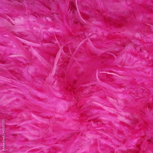 Hot Pink Feathered Fabric Texture