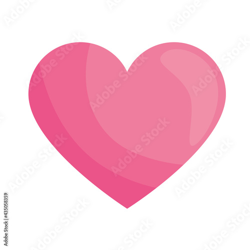 Isolated heart icon