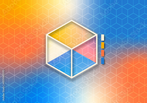 The work of this design About 4 color schemes and backgrounds.