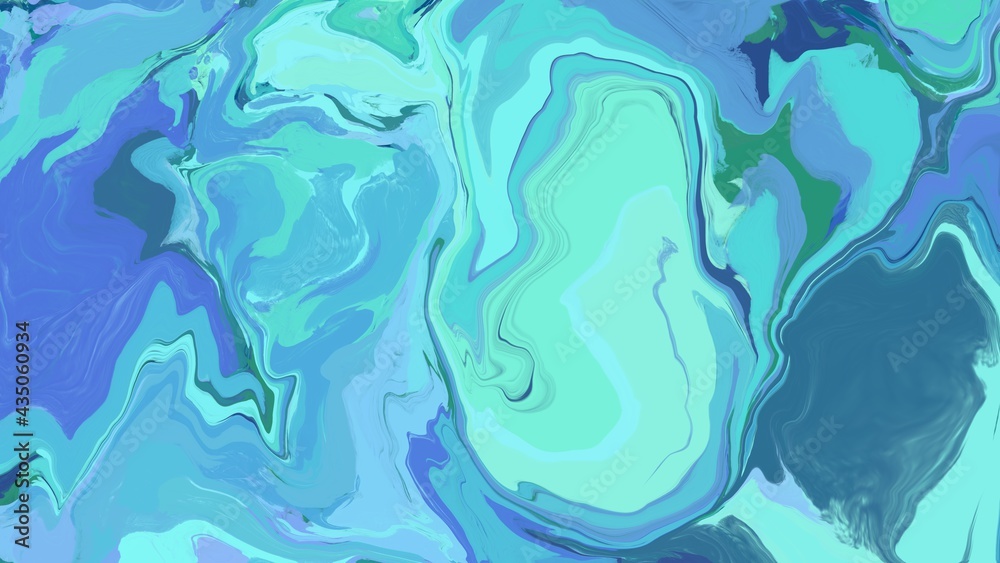 青色のマーブリングのアブストラクトな背景イラスト 青色のマーブリングのアブストラクトな背景イラスト