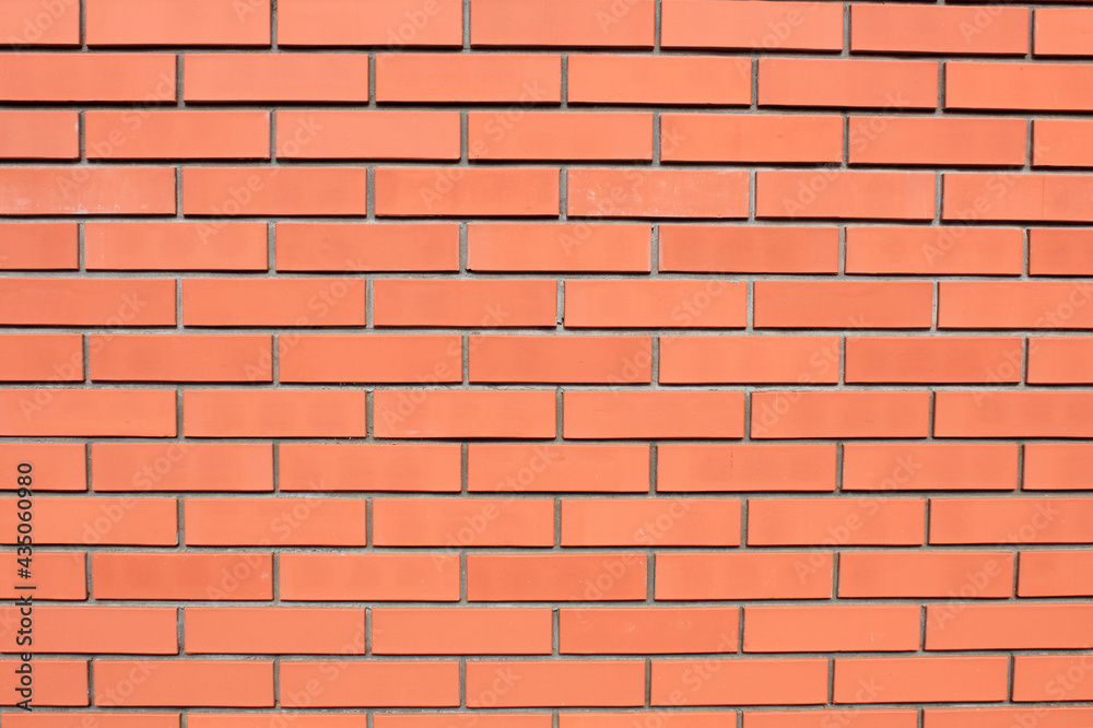 Textured red brick background with copy space Textured red brick background with copy space