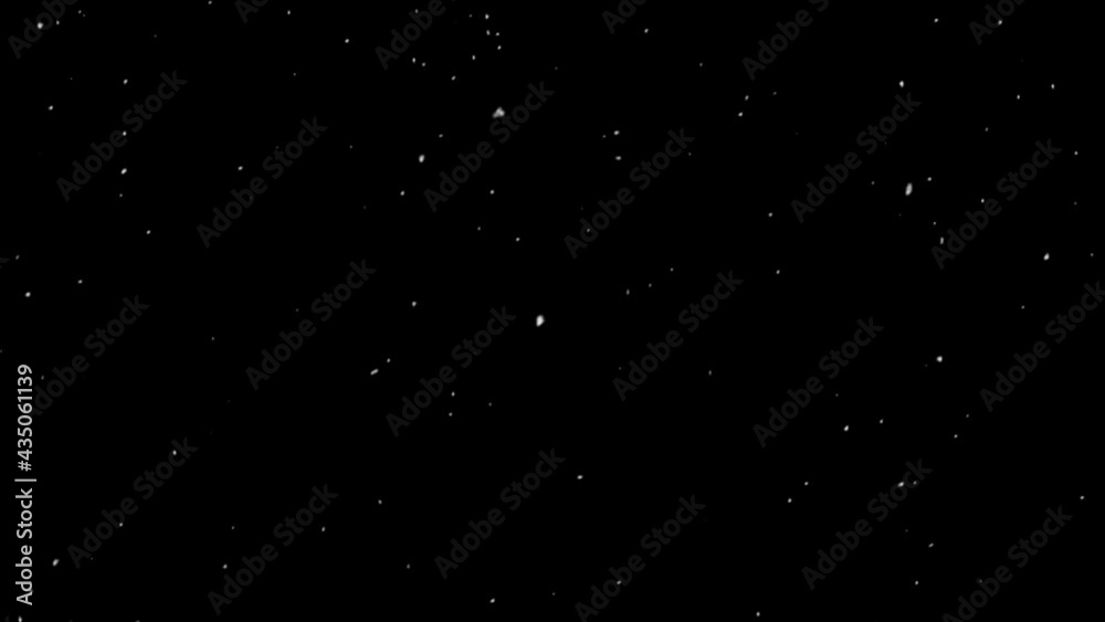 Winter Snow, Falling snow animation loop black screen background Winter Snow, Falling snow animation loop black screen background