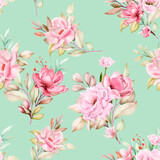 watercolor floral seamless pattern
