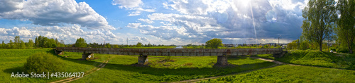 Stary most kolejowy, Kanał Ulgi, miasto Gorzów Wielkopolski