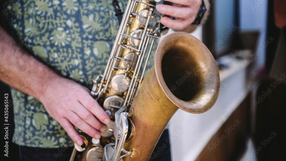 Obraz premium musica musicos detalle musical