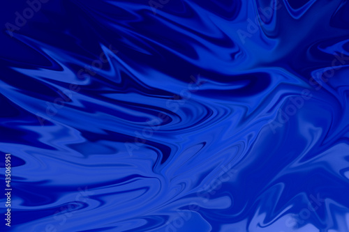 Blue graphic background, motion pattern, abstract wave, gradient for artwork.