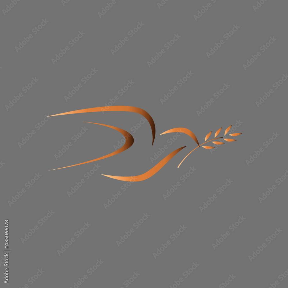Pigeon Logo Design Bird Log Symbol And Icon Dove Logovector And  Illustration Stock Illustration - Download Image Now - iStock