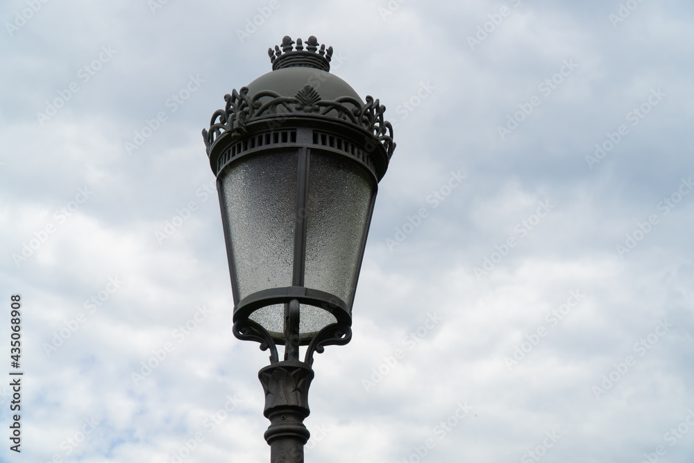 street lamp against the sky